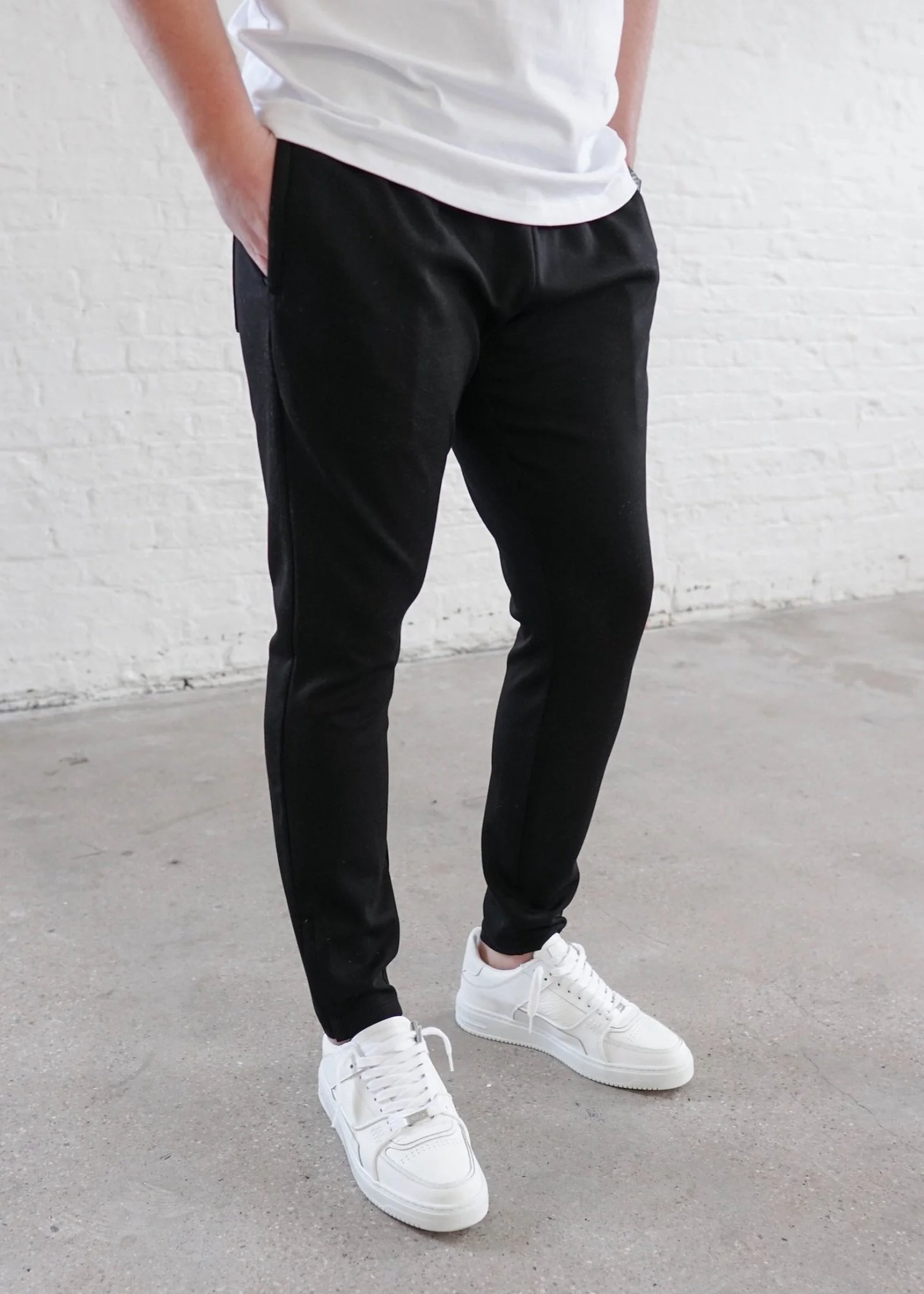 Luxe Aura Joggers In Black - Image 4